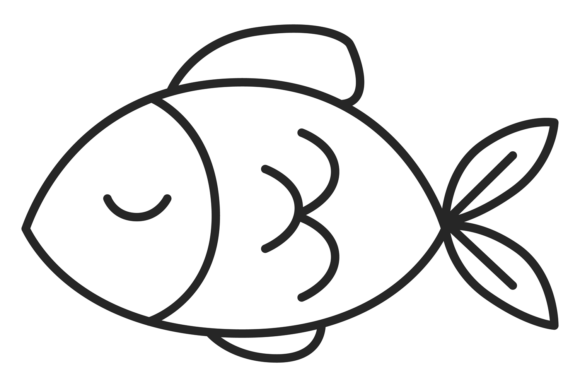 Download Fish Line Icon. Marine Fauna. Animal Sym - Fauna Collection
