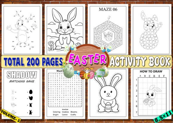 Download EASTER ACTIVITY BOOK for KIDS - KDP - Easter activity book for kids Collection